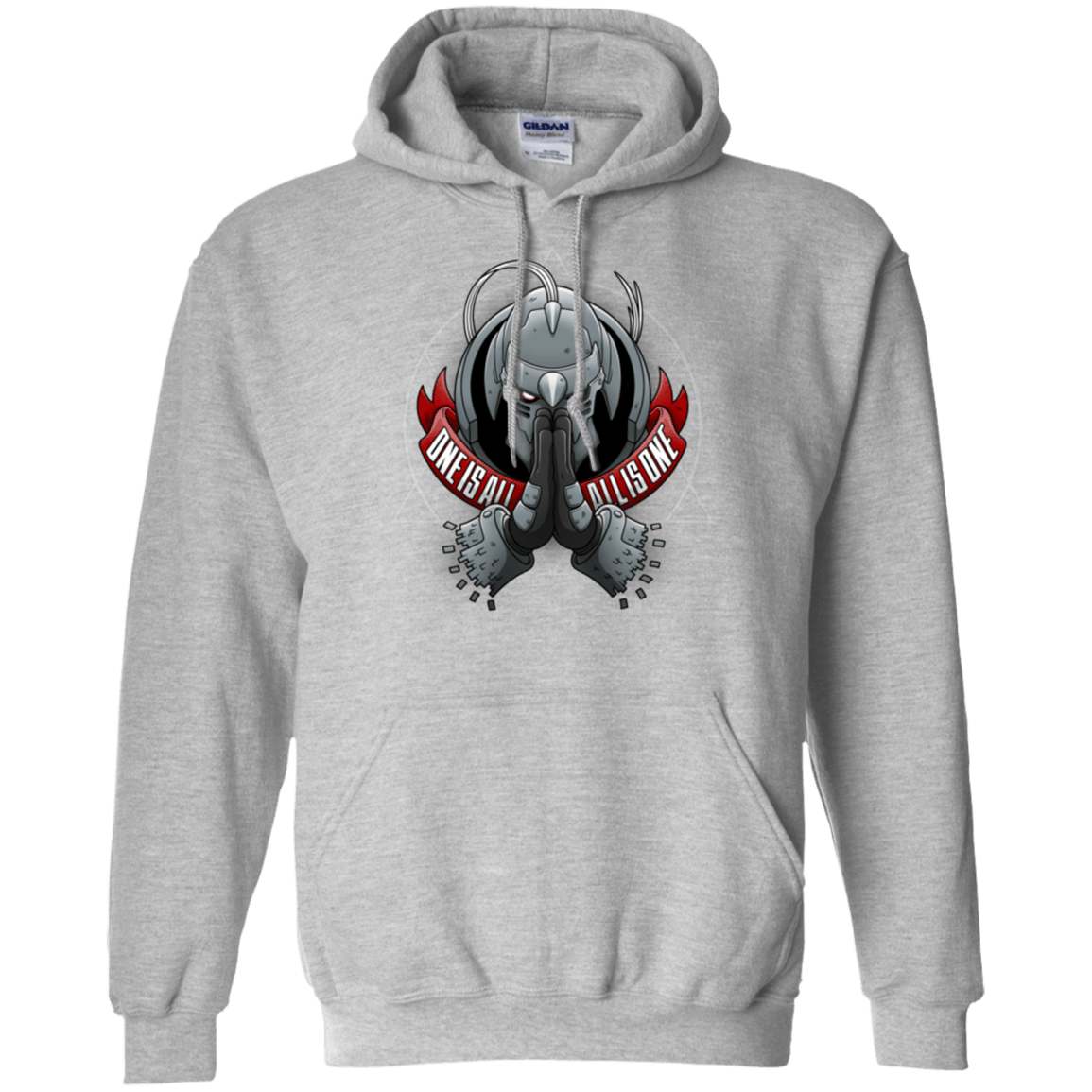 Sweatshirts Sport Grey / Small ONE IS ALL ALL IS ONE Pullover Hoodie