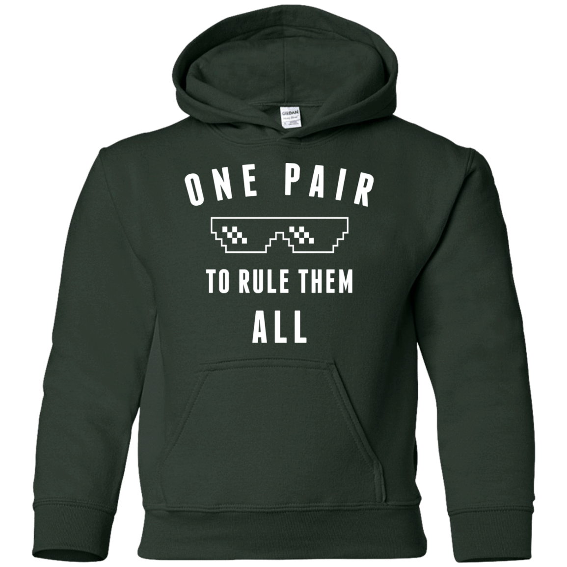 Sweatshirts Forest Green / YS One pair Youth Hoodie