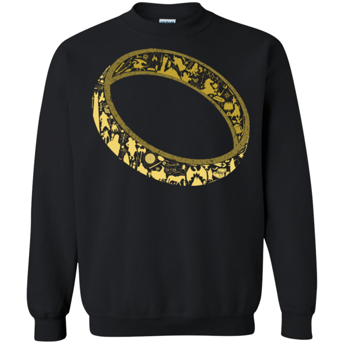 Sweatshirts Black / Small One Ring Crewneck Sweatshirt
