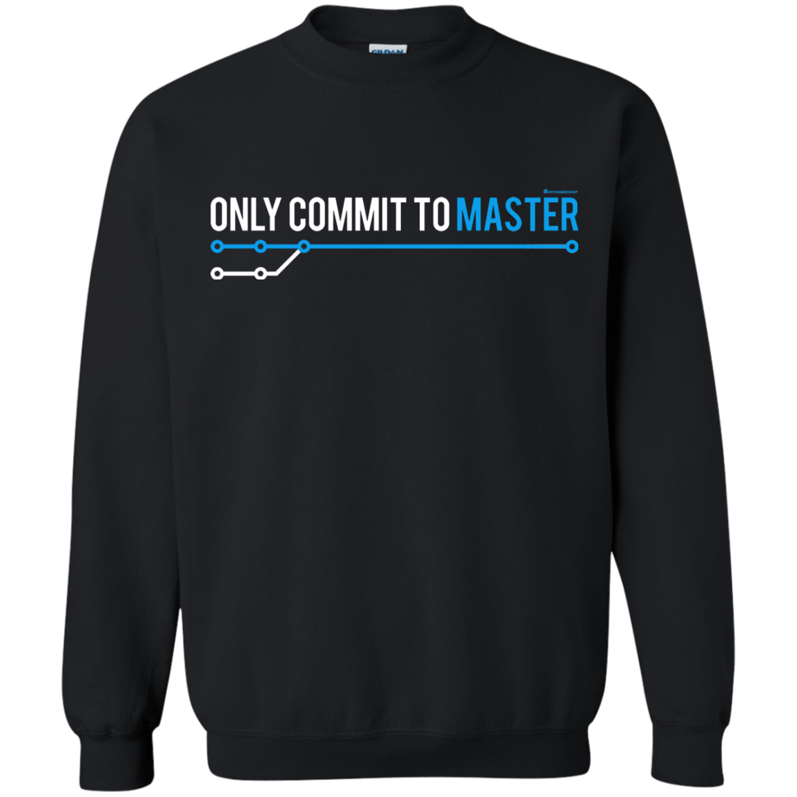 Sweatshirts Black / Small Only Commit To Master Crewneck Sweatshirt