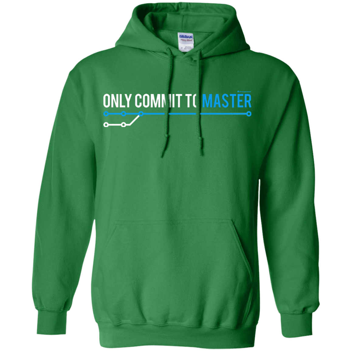 Sweatshirts Irish Green / Small Only Commit To Master Pullover Hoodie