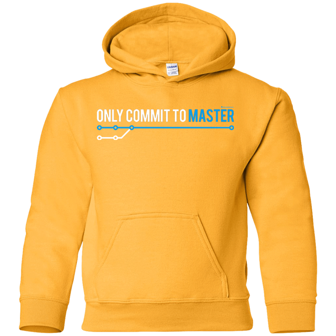 Sweatshirts Gold / YS Only Commit To Master Youth Hoodie