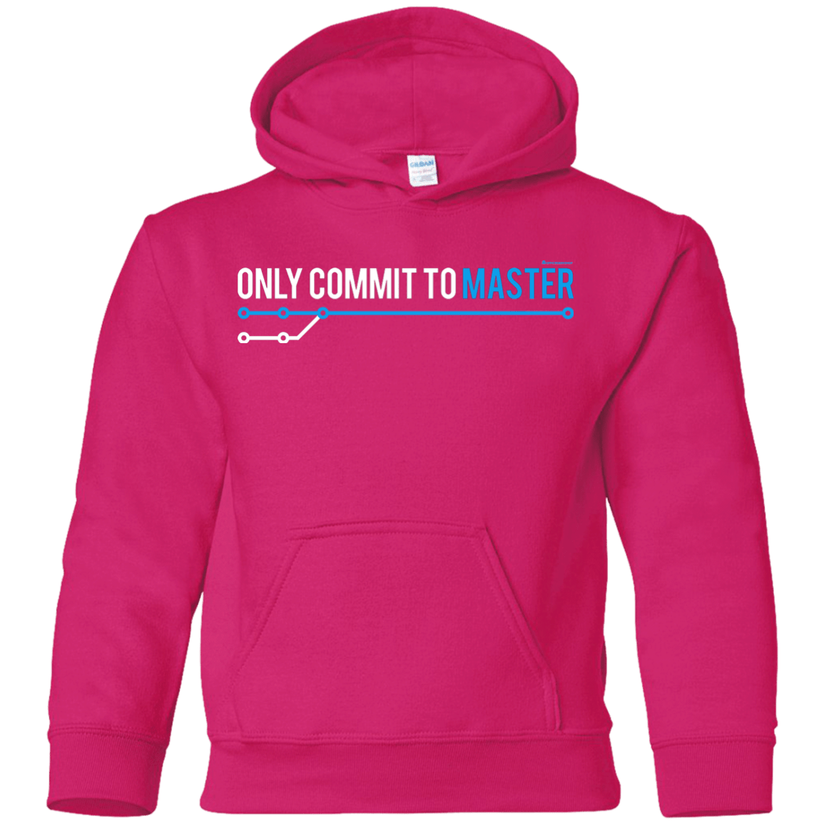 Sweatshirts Heliconia / YS Only Commit To Master Youth Hoodie