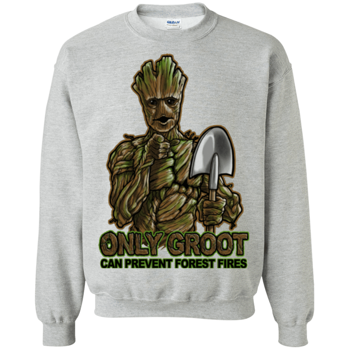 Sweatshirts Sport Grey / Small Only Groot Crewneck Sweatshirt
