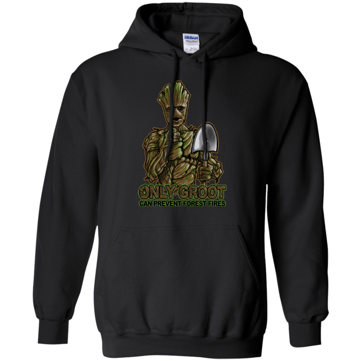 Sweatshirts Black / Small Only Groot Pullover Hoodie