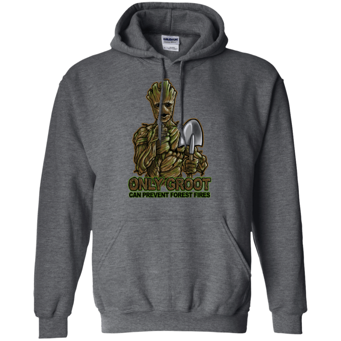 Sweatshirts Dark Heather / Small Only Groot Pullover Hoodie