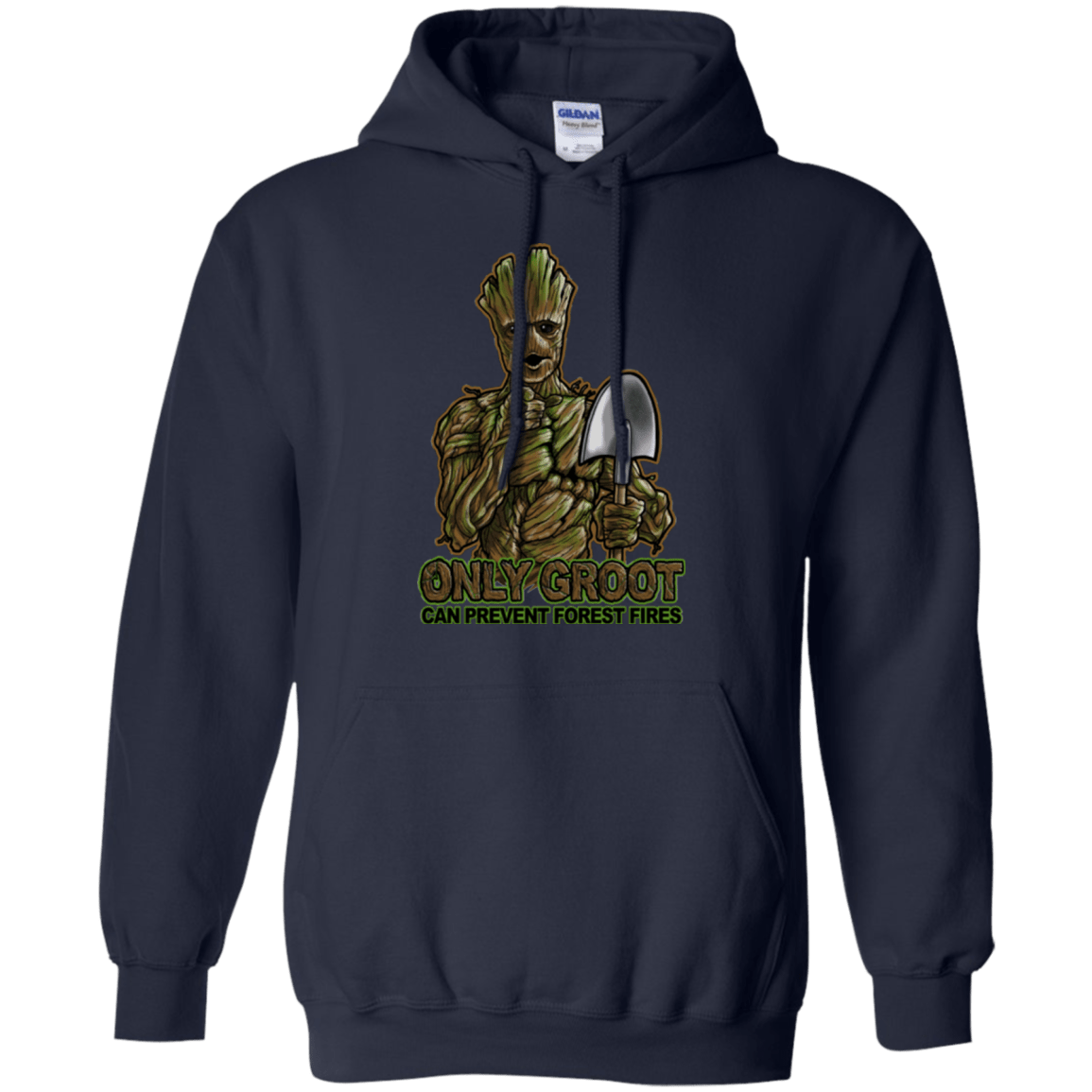 Sweatshirts Navy / Small Only Groot Pullover Hoodie