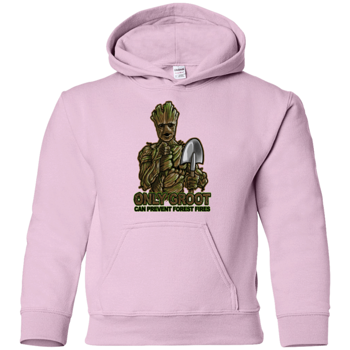 Sweatshirts Light Pink / YS Only Groot Youth Hoodie