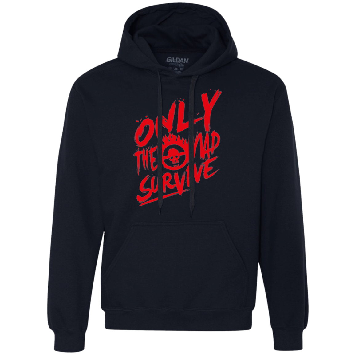 Sweatshirts Navy / Small Only The Mad Red Premium Fleece Hoodie