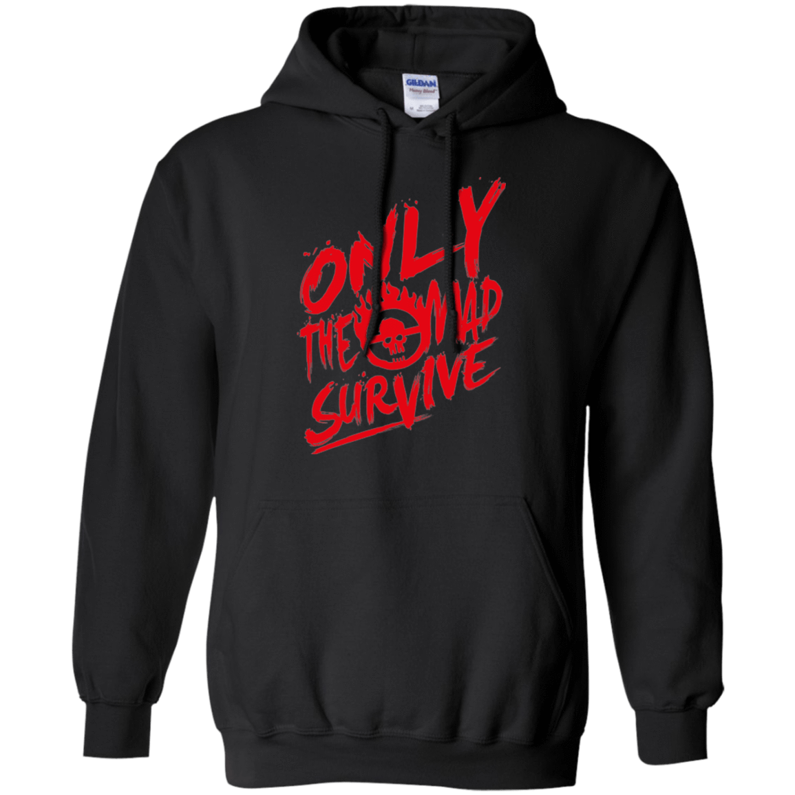 Sweatshirts Black / Small Only The Mad Red Pullover Hoodie