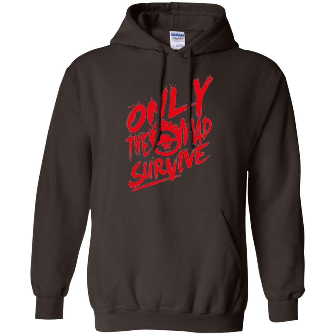 Sweatshirts Dark Chocolate / Small Only The Mad Red Pullover Hoodie
