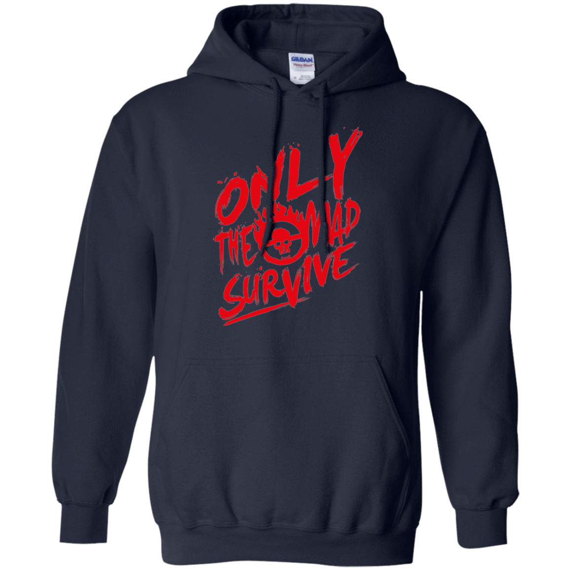 Sweatshirts Navy / Small Only The Mad Red Pullover Hoodie