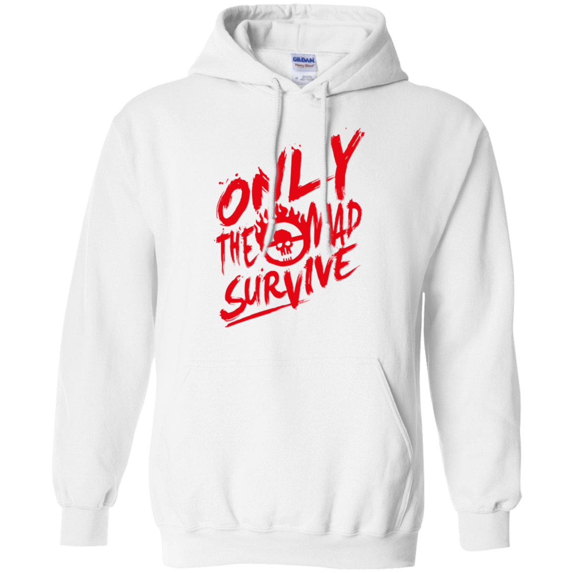 Sweatshirts White / Small Only The Mad Red Pullover Hoodie