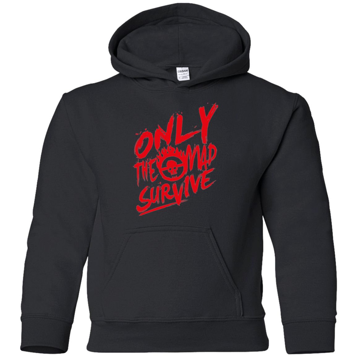 Sweatshirts Black / YS Only The Mad Red Youth Hoodie