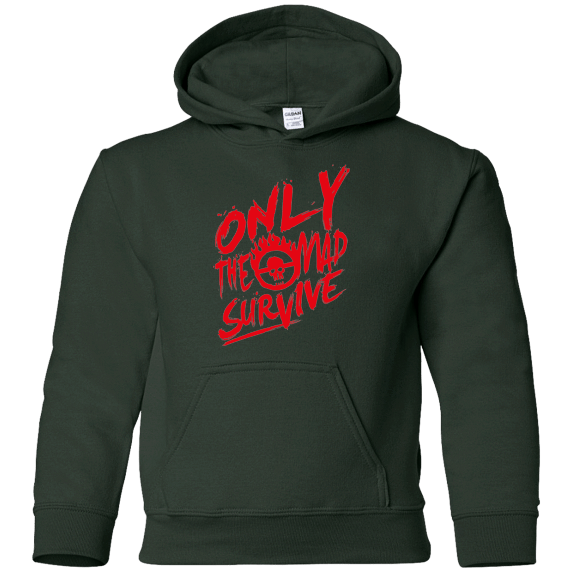 Sweatshirts Forest Green / YS Only The Mad Red Youth Hoodie