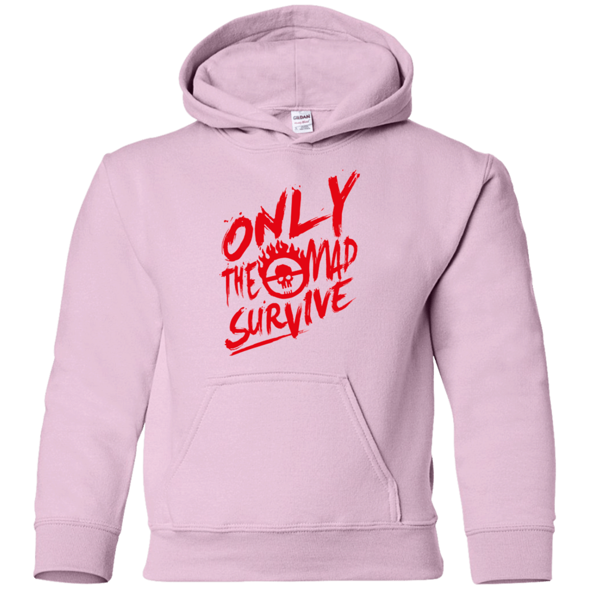 Sweatshirts Light Pink / YS Only The Mad Red Youth Hoodie