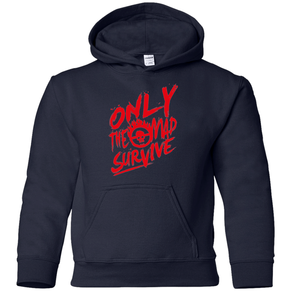 Sweatshirts Navy / YS Only The Mad Red Youth Hoodie