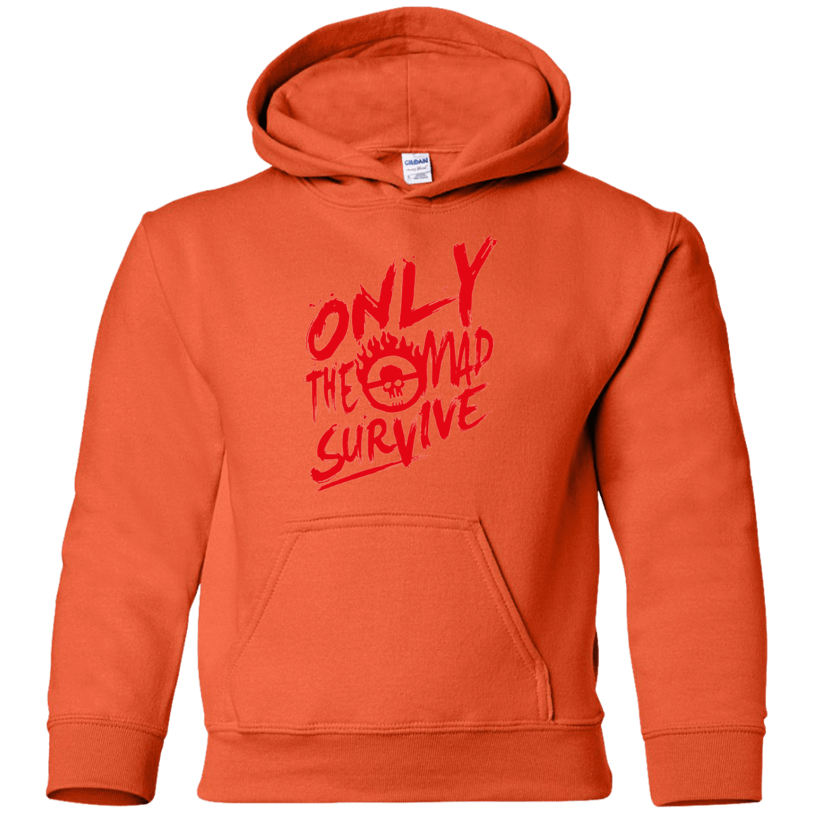 Sweatshirts Orange / YS Only The Mad Red Youth Hoodie