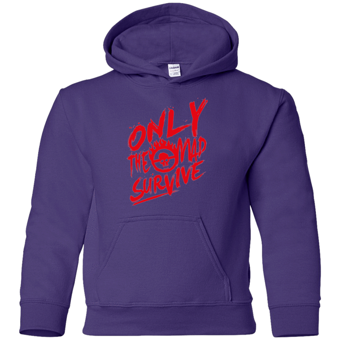 Sweatshirts Purple / YS Only The Mad Red Youth Hoodie
