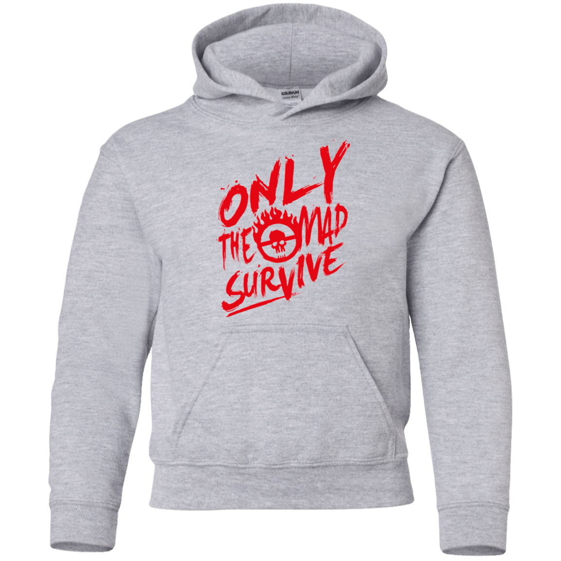 Sweatshirts Sport Grey / YS Only The Mad Red Youth Hoodie