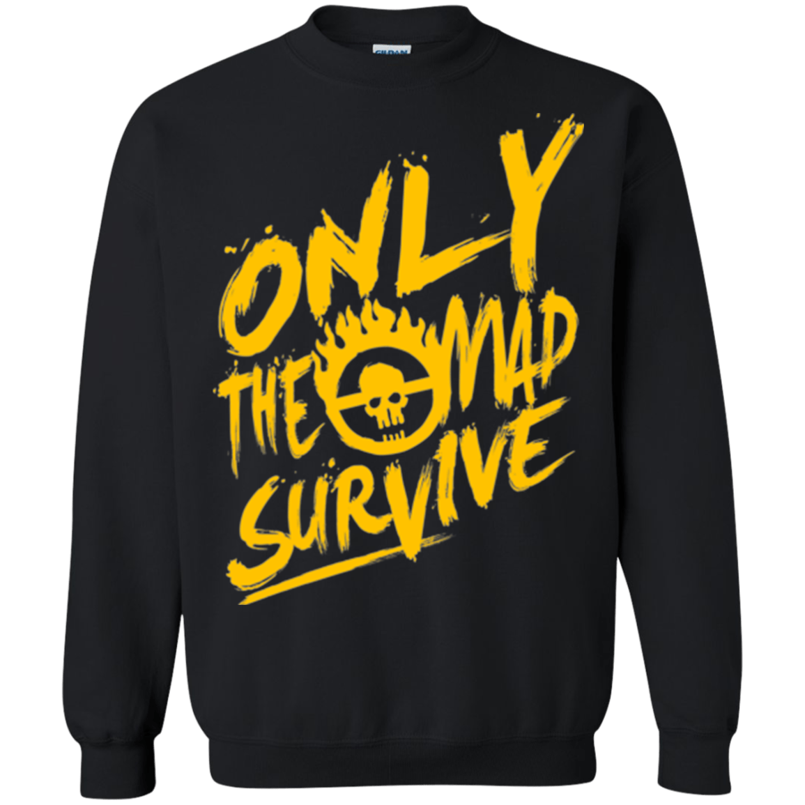Sweatshirts Black / Small Only The Mad Yellow Crewneck Sweatshirt