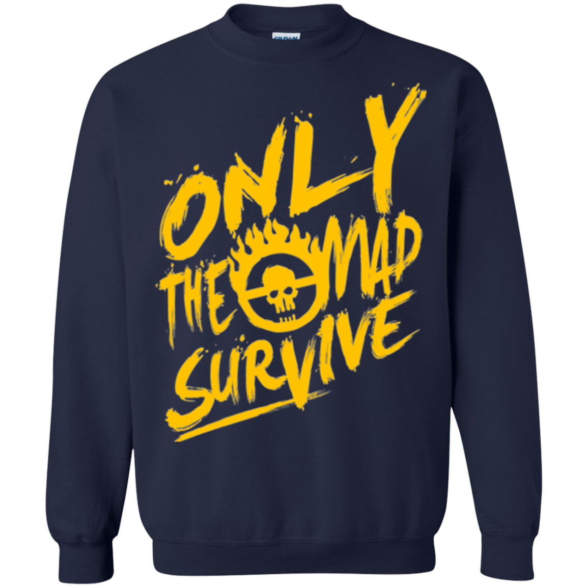 Sweatshirts Navy / Small Only The Mad Yellow Crewneck Sweatshirt