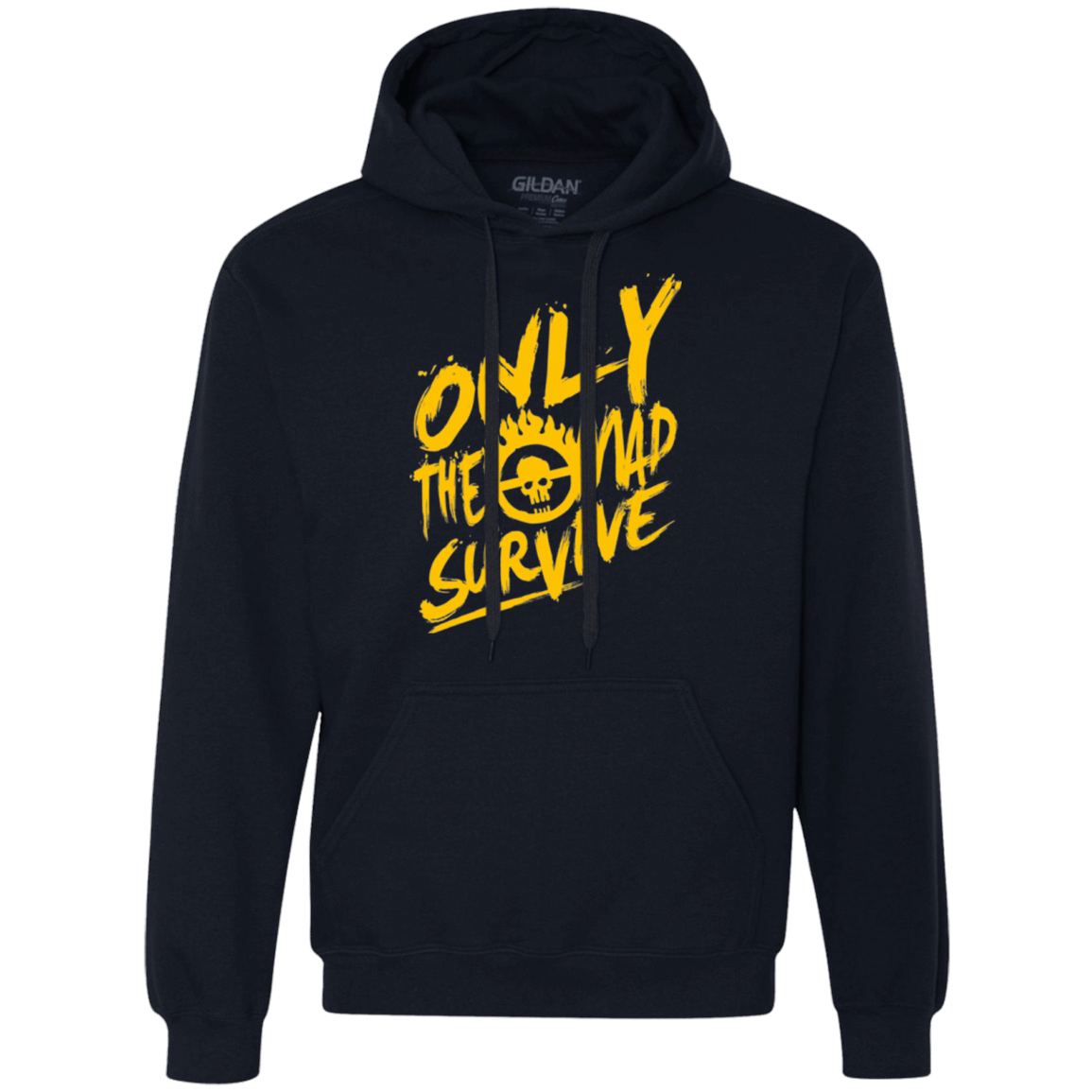 Sweatshirts Navy / Small Only The Mad Yellow Premium Fleece Hoodie