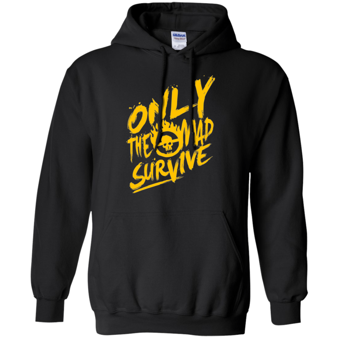 Sweatshirts Black / Small Only The Mad Yellow Pullover Hoodie