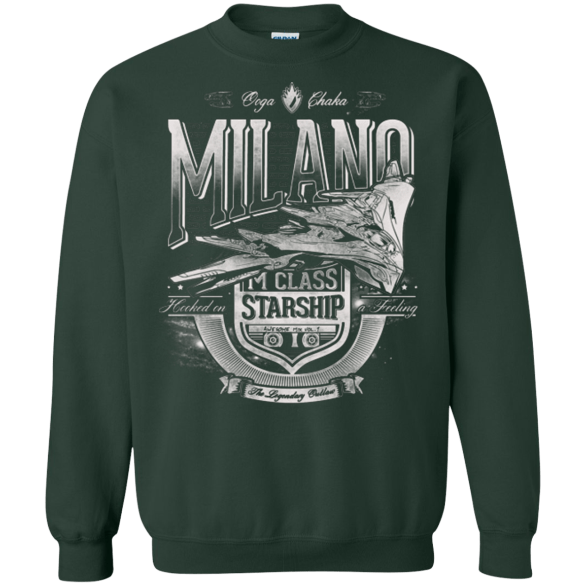 Sweatshirts Forest Green / Small Ooga Chaka Crewneck Sweatshirt