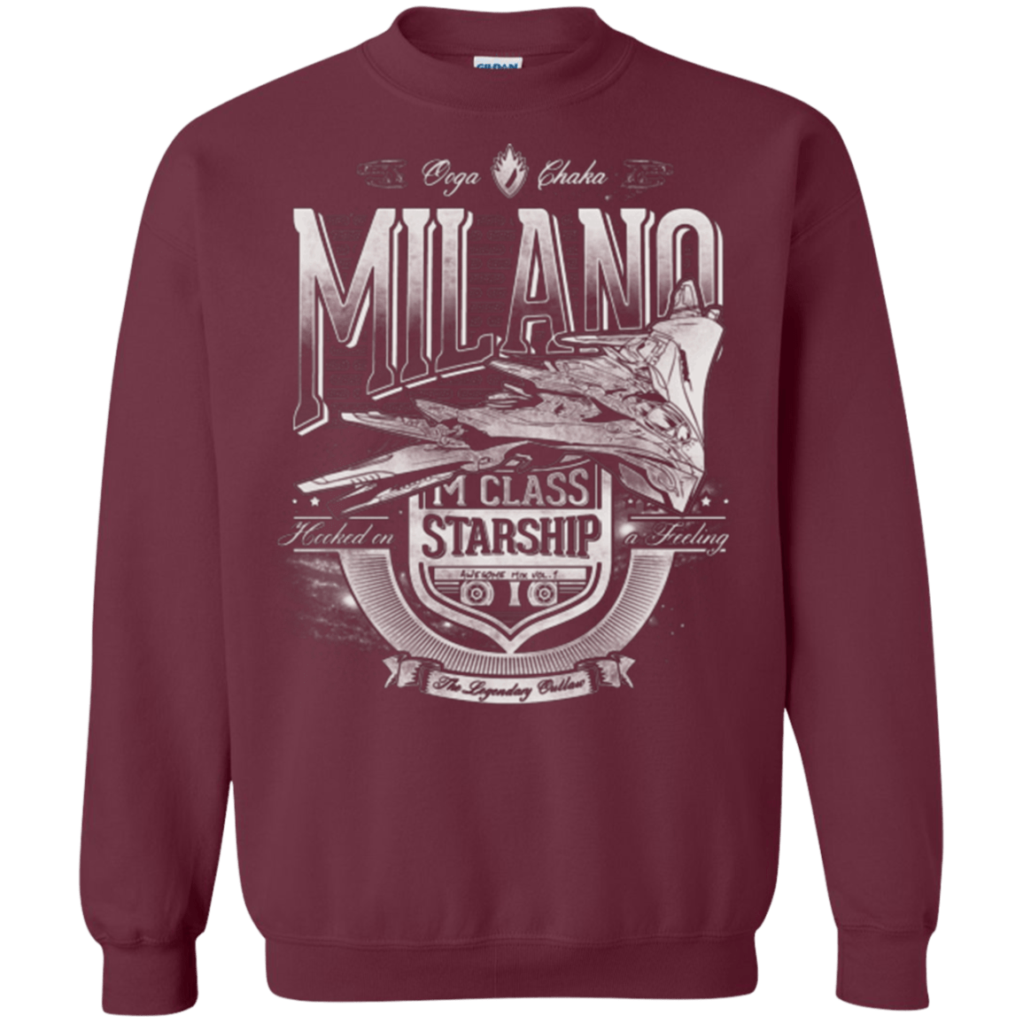 Sweatshirts Maroon / Small Ooga Chaka Crewneck Sweatshirt