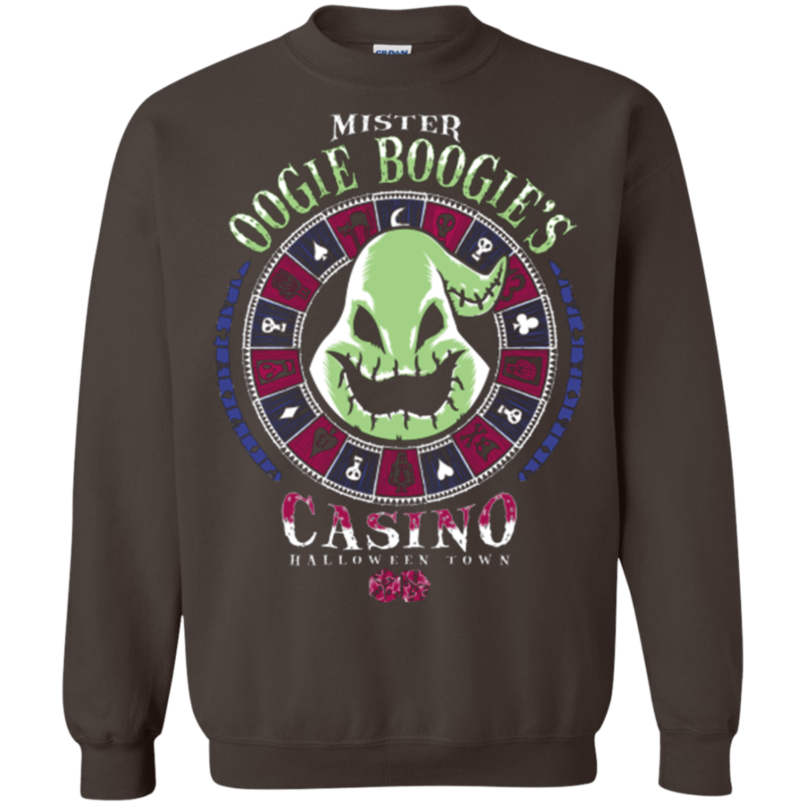 Sweatshirts Dark Chocolate / Small Oogies Casino Crewneck Sweatshirt