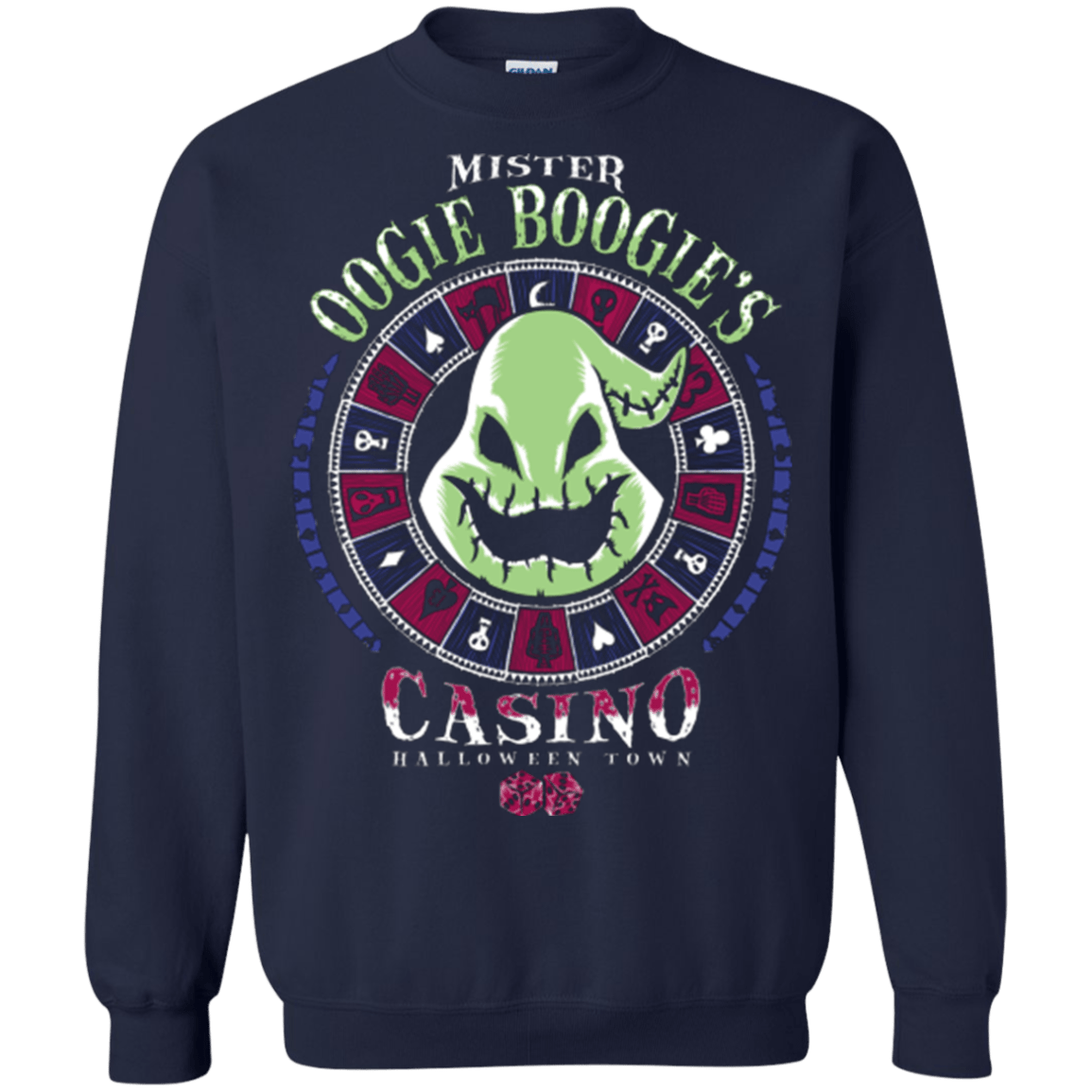 Sweatshirts Navy / Small Oogies Casino Crewneck Sweatshirt