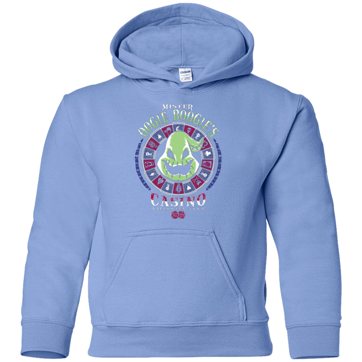 Sweatshirts Carolina Blue / YS Oogies Casino Youth Hoodie