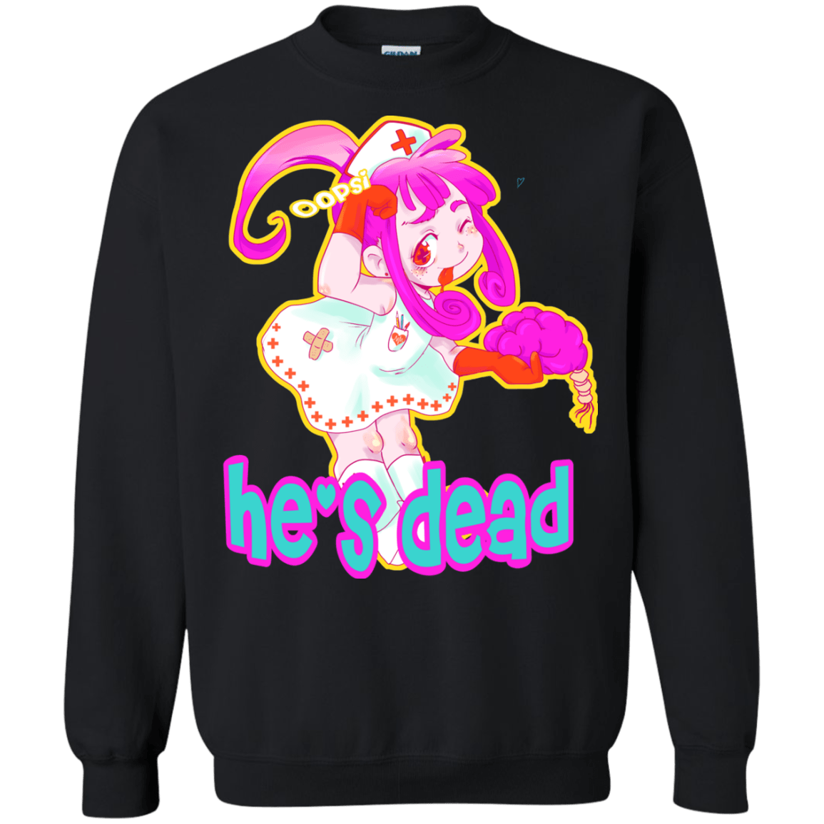 Sweatshirts Black / S Oopsi Crewneck Sweatshirt