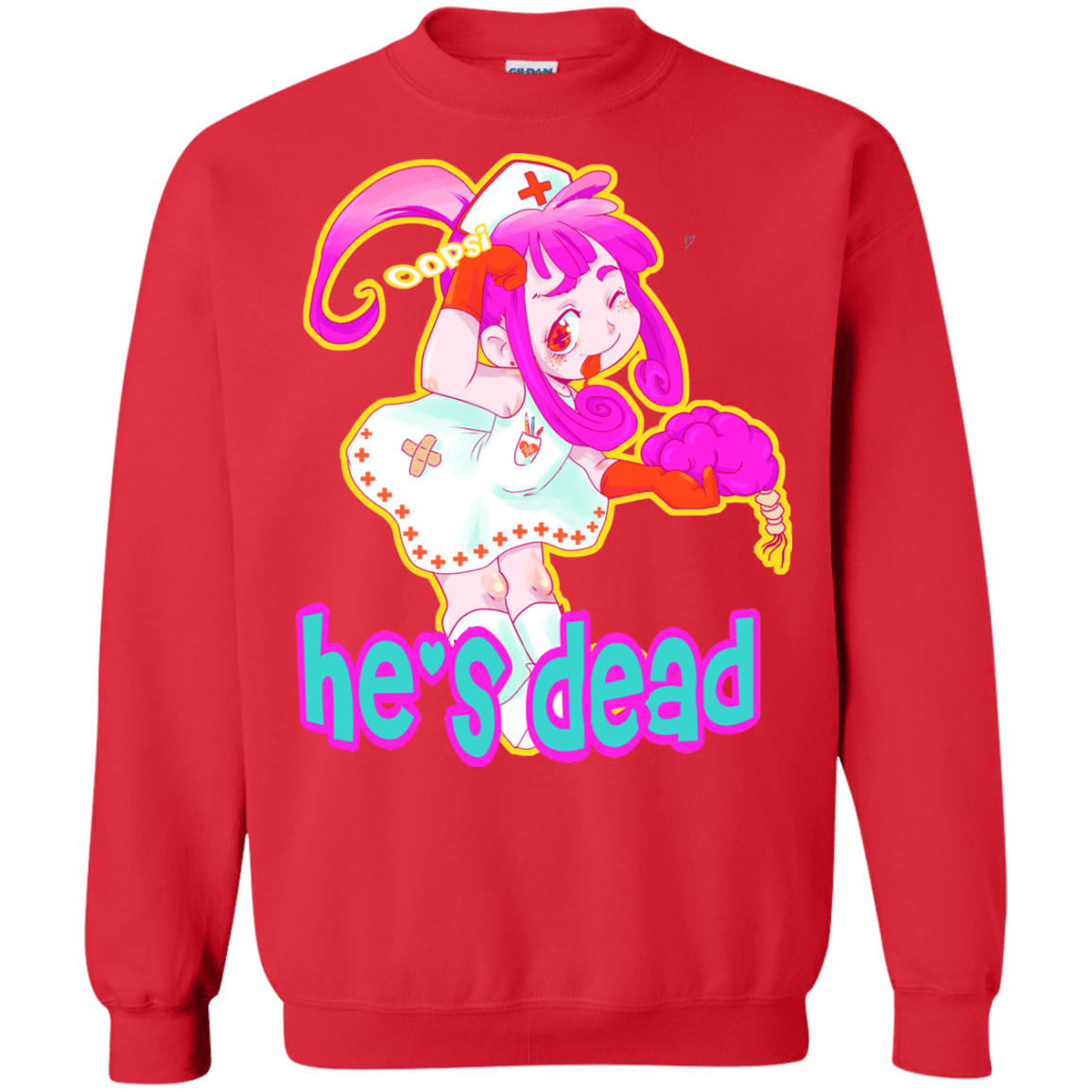 Sweatshirts Red / S Oopsi Crewneck Sweatshirt