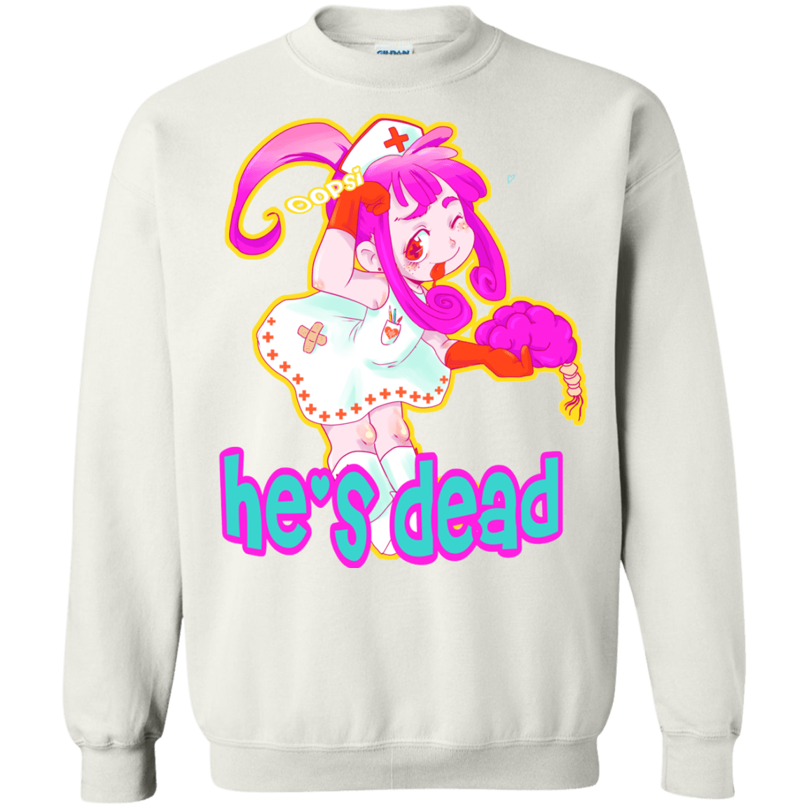 Sweatshirts White / S Oopsi Crewneck Sweatshirt