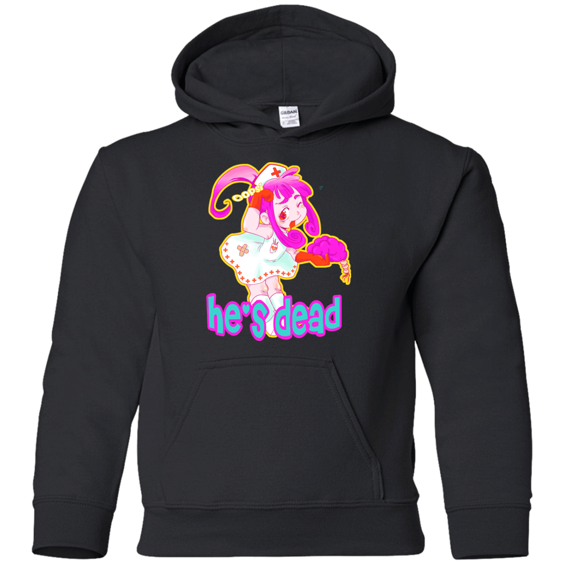 Sweatshirts Black / YS Oopsi Youth Hoodie