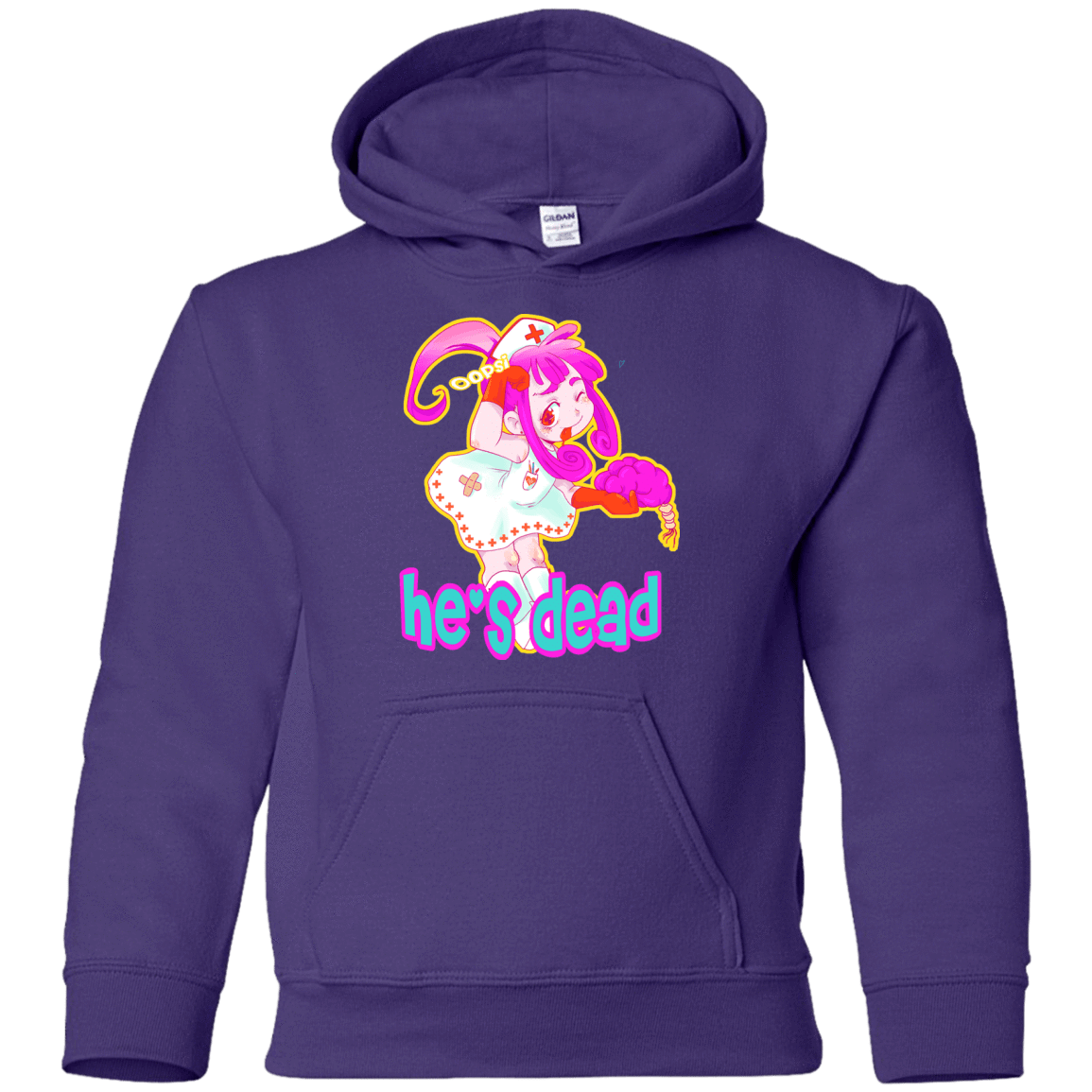 Sweatshirts Purple / YS Oopsi Youth Hoodie