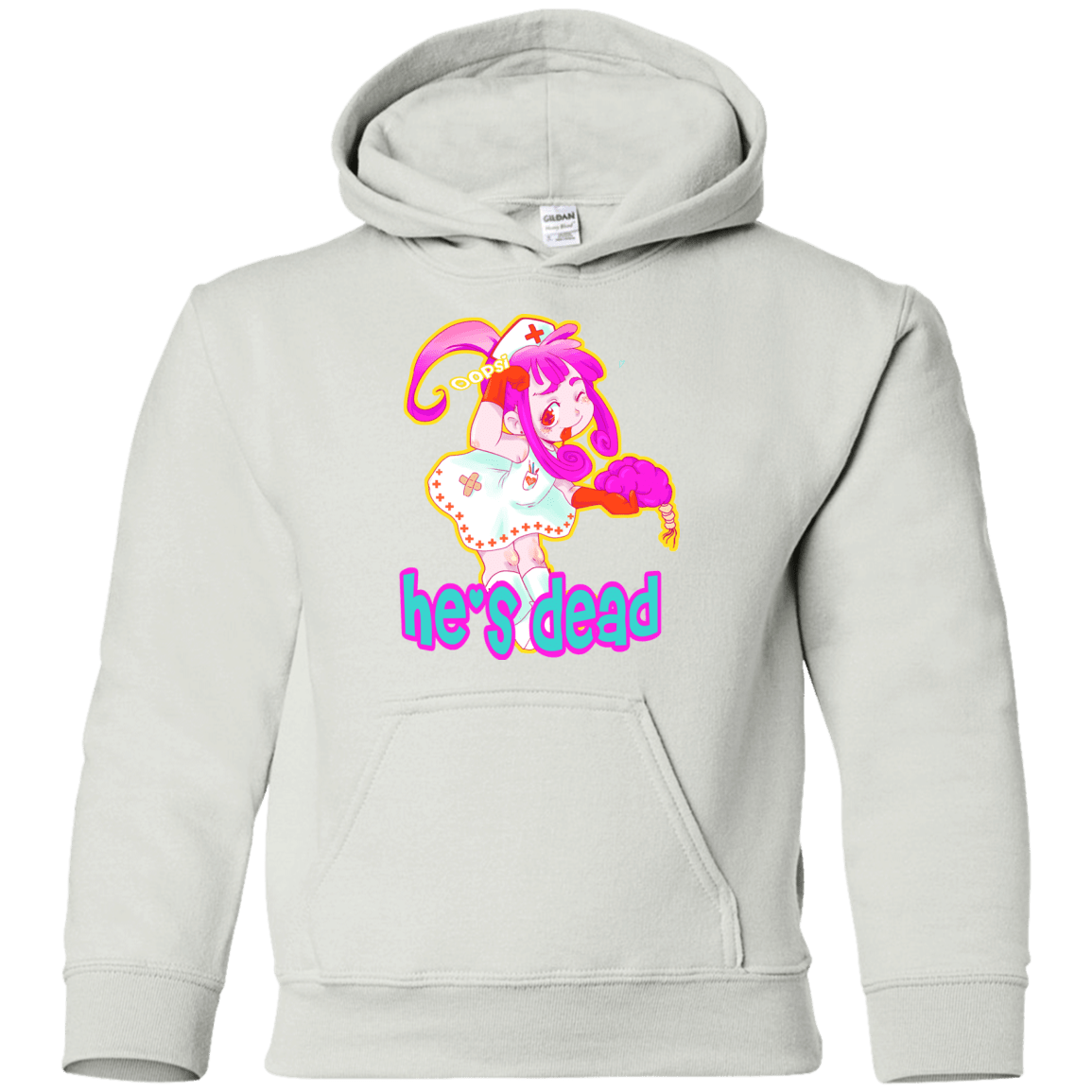 Sweatshirts White / YS Oopsi Youth Hoodie