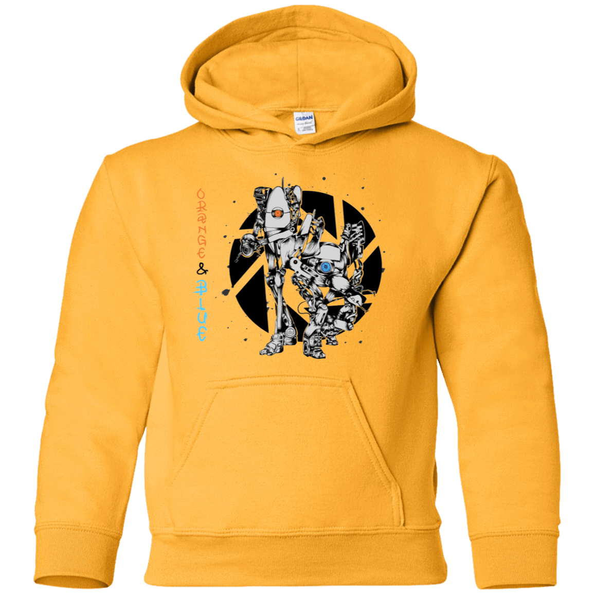 Sweatshirts Gold / YS Orange and Blue Youth Hoodie