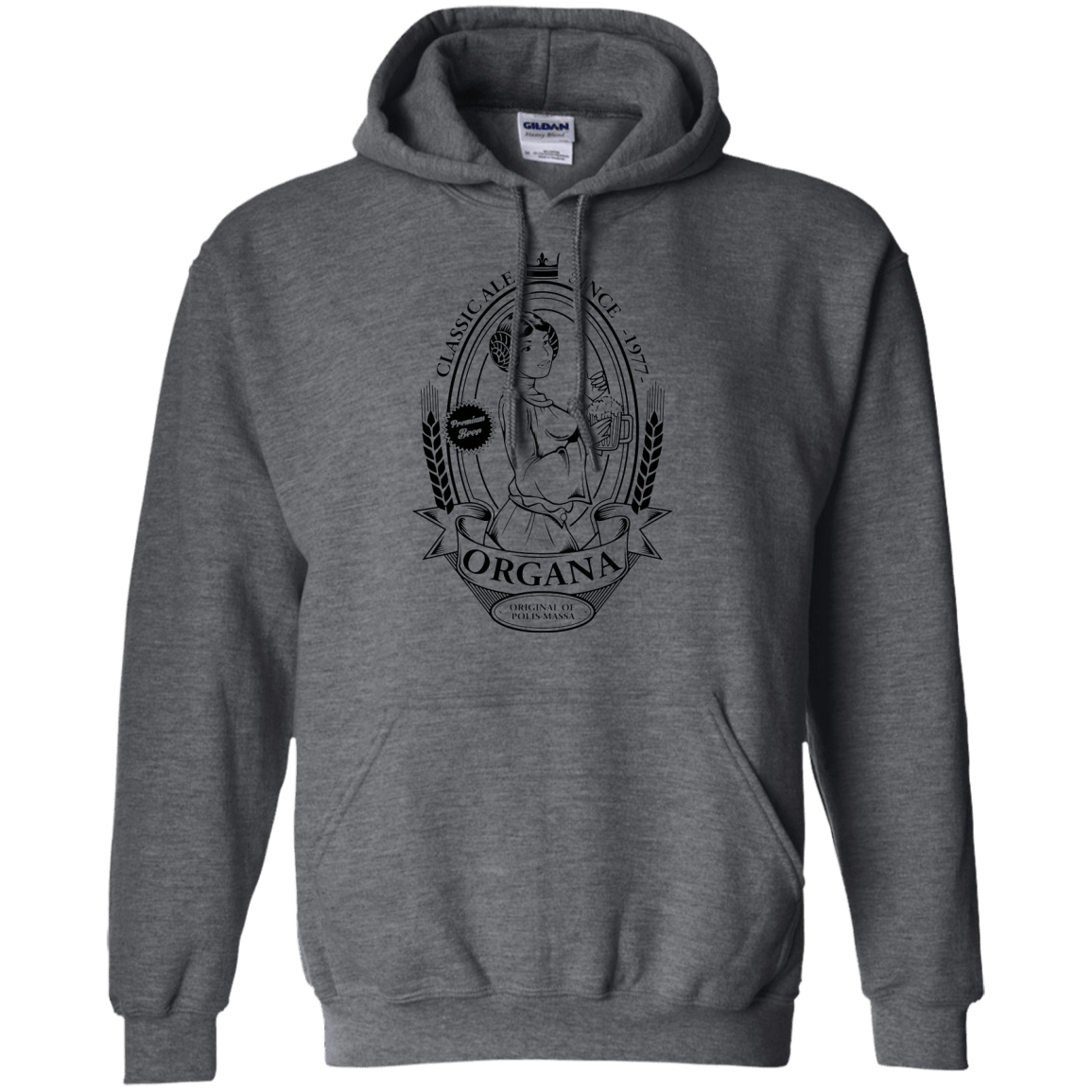 Sweatshirts Dark Heather / S Organa Ale Pullover Hoodie