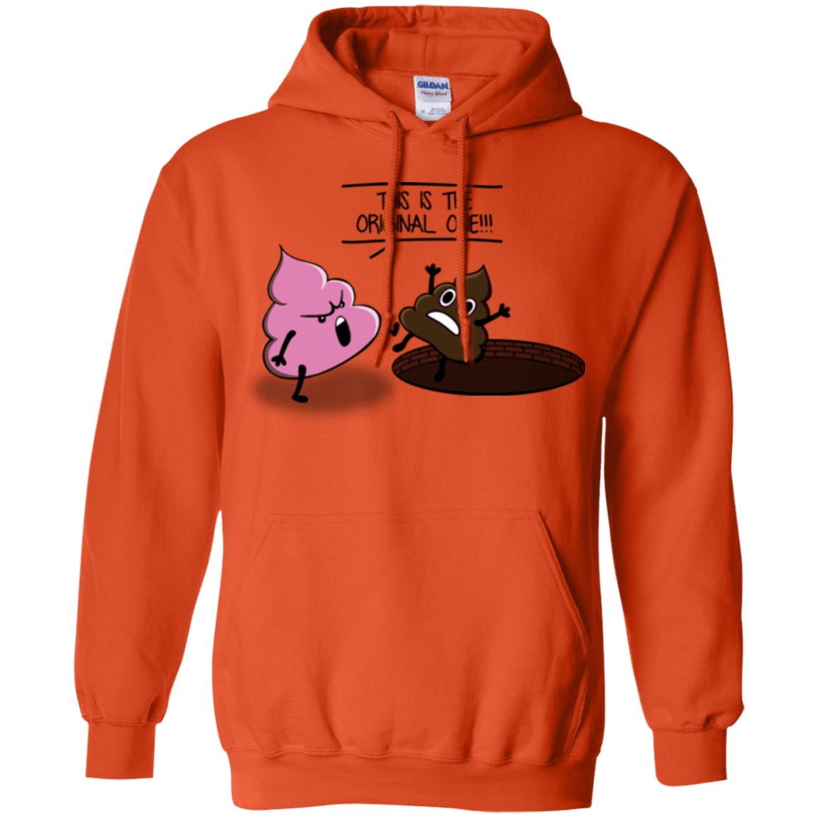Sweatshirts Orange / Small Original one Pullover Hoodie