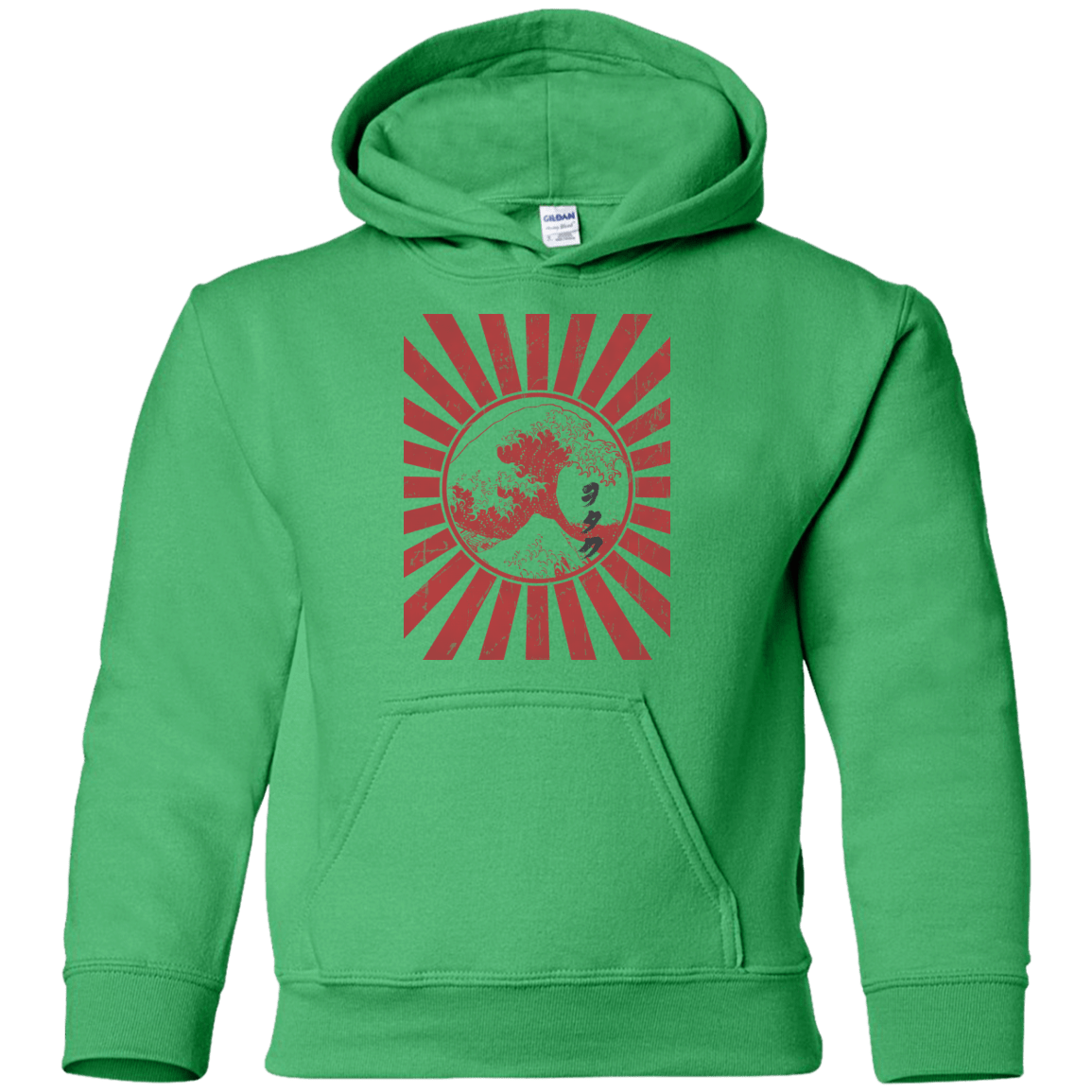 Sweatshirts Irish Green / YS Otaku Flag Youth Hoodie