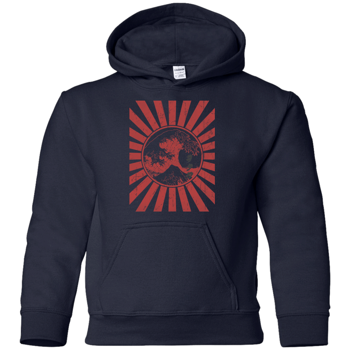 Sweatshirts Navy / YS Otaku Flag Youth Hoodie