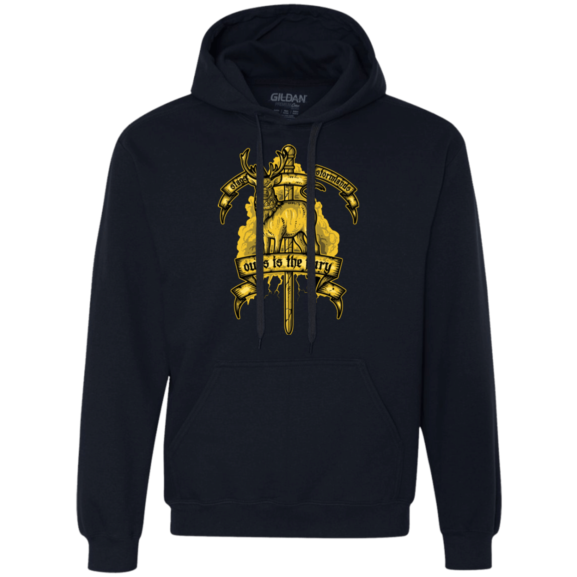 Sweatshirts Navy / Small OURS IS THE FURY Premium Fleece Hoodie