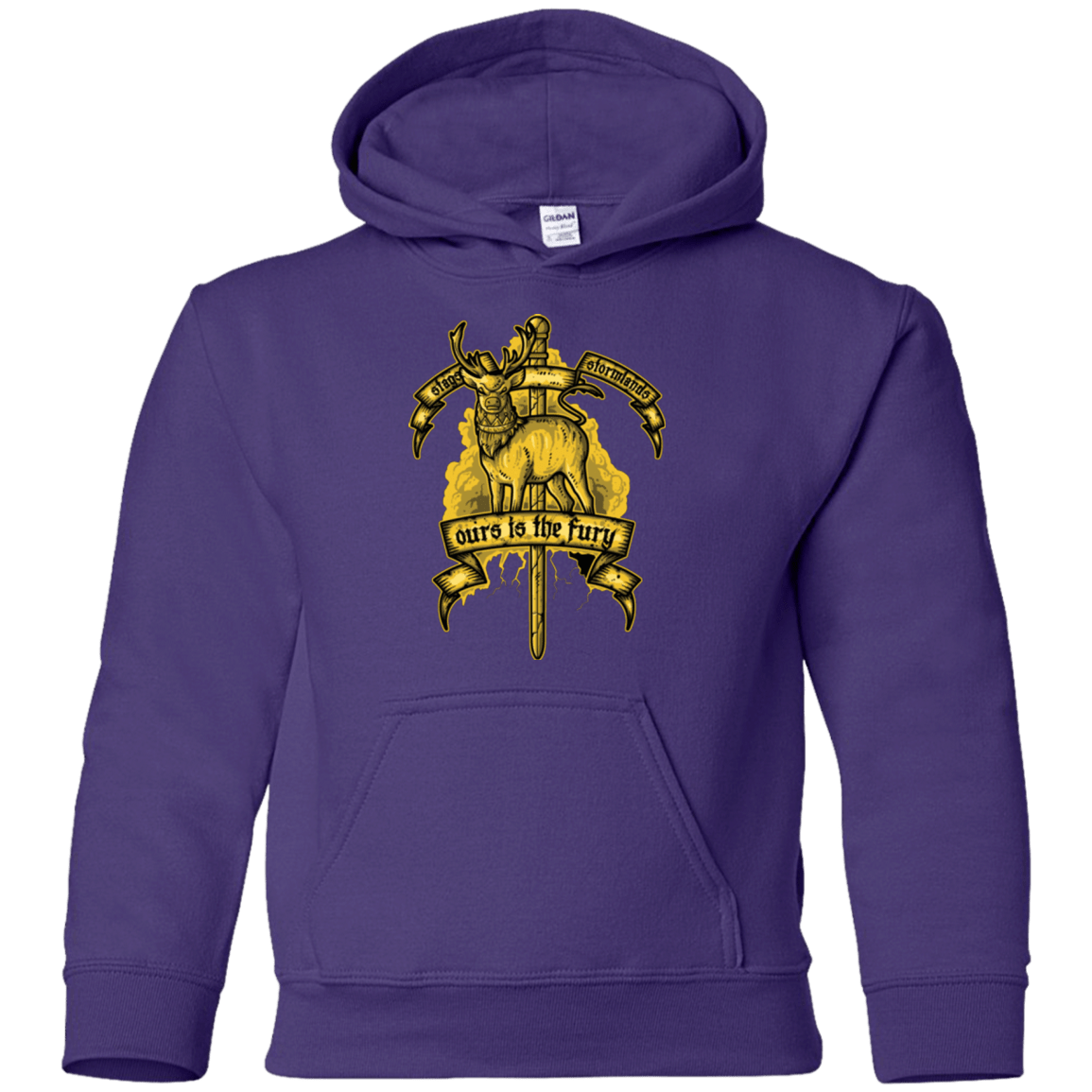 Sweatshirts Purple / YS OURS IS THE FURY Youth Hoodie