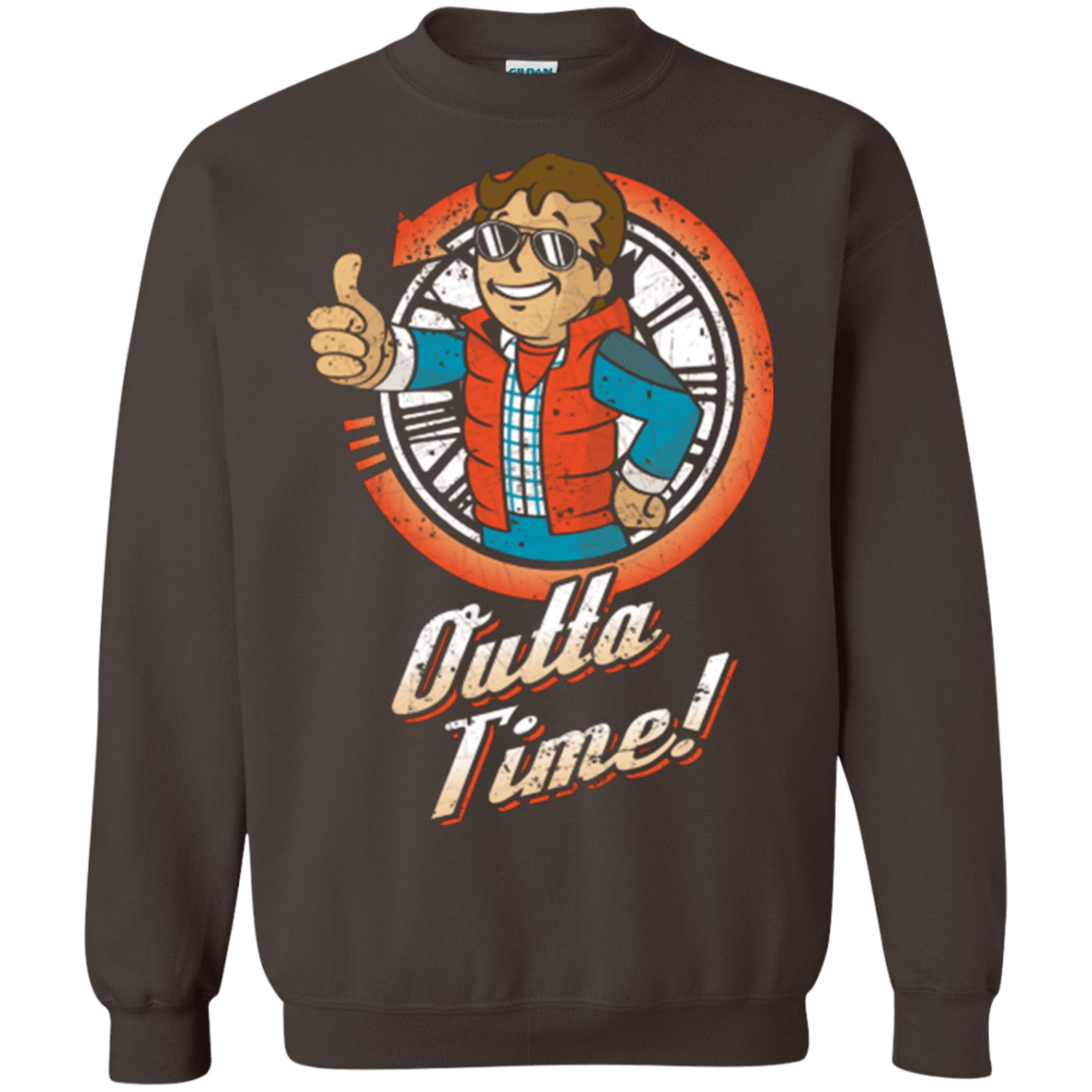 Sweatshirts Dark Chocolate / Small Outta Time Crewneck Sweatshirt