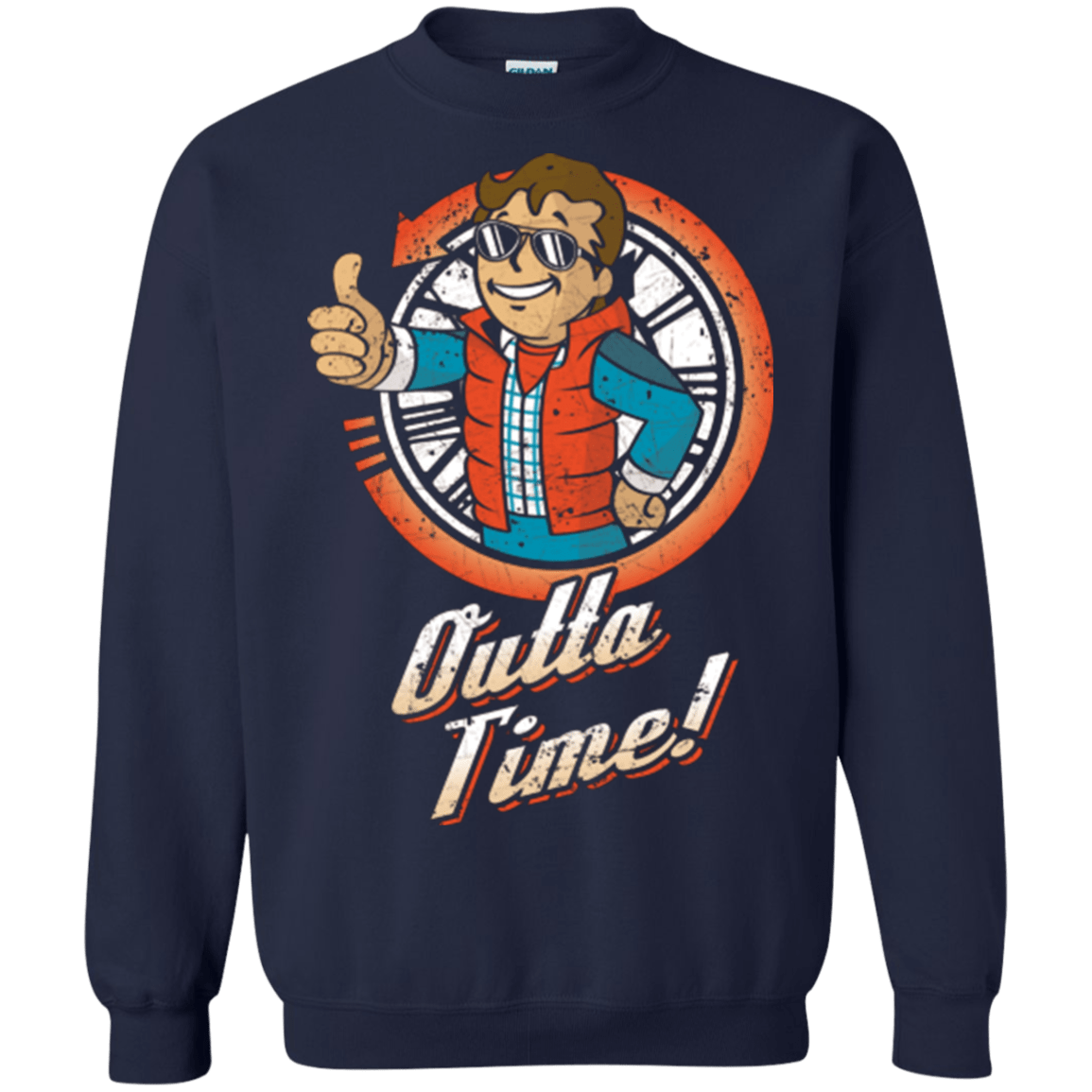 Sweatshirts Navy / Small Outta Time Crewneck Sweatshirt