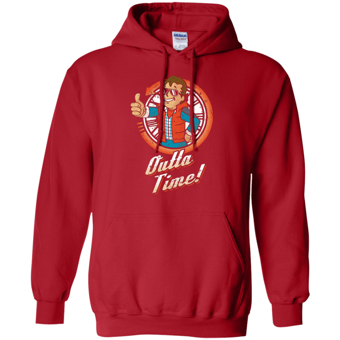 Sweatshirts Red / Small Outta Time Pullover Hoodie