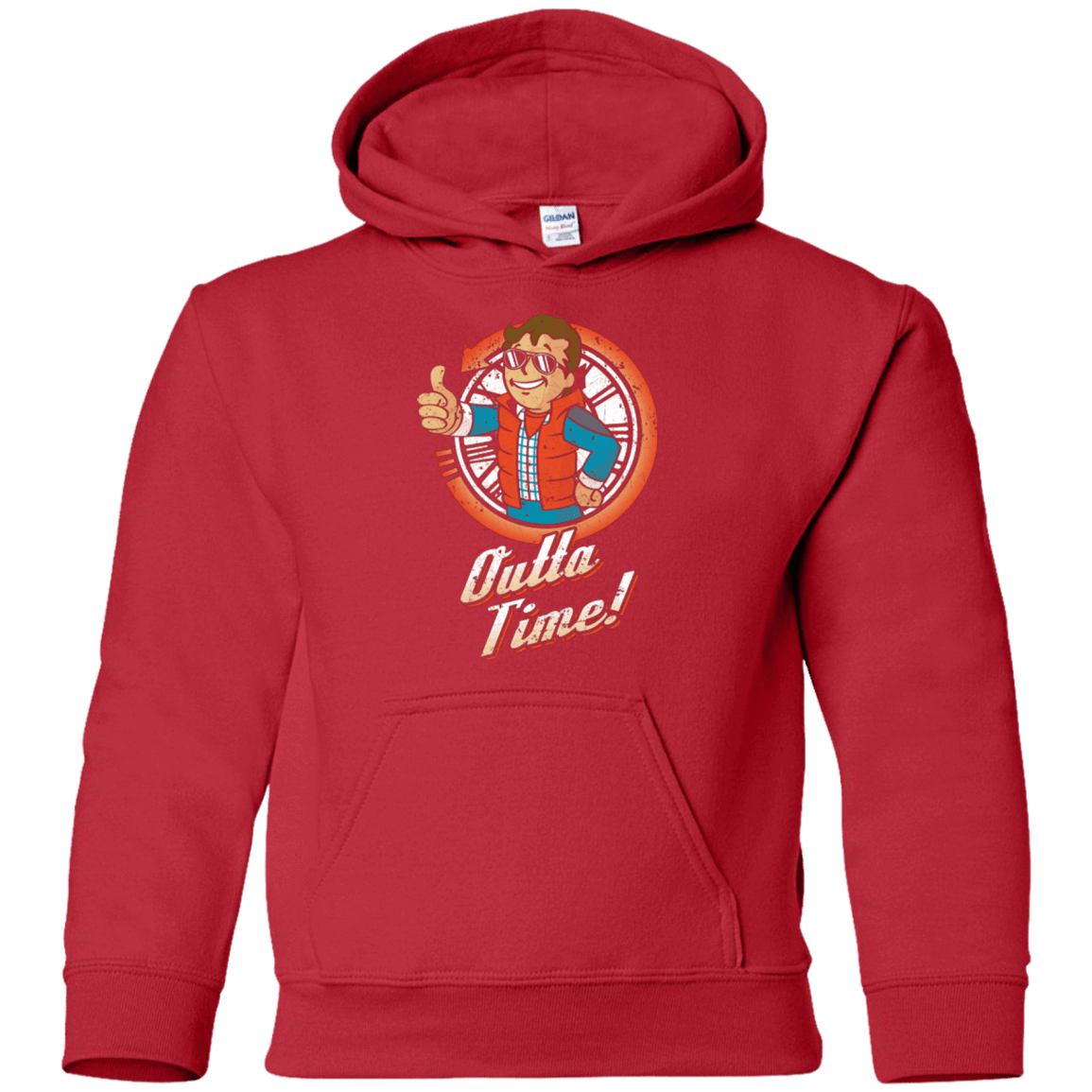 Sweatshirts Red / YS Outta Time Youth Hoodie